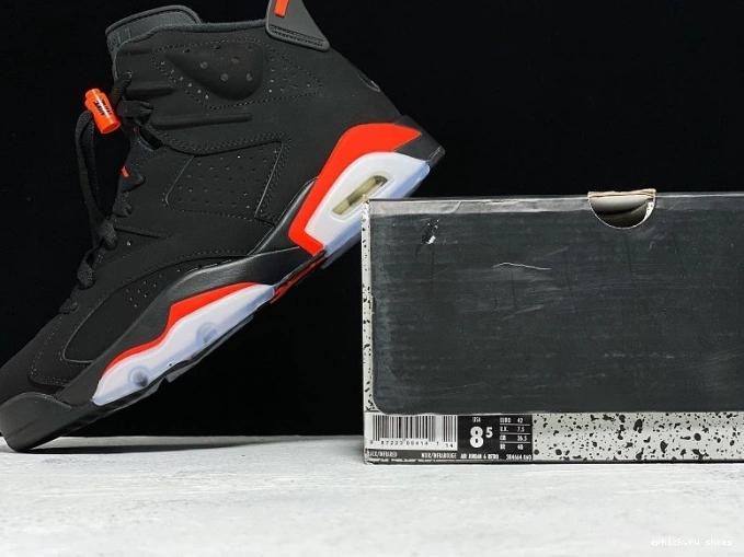 Cheap Jordan OG Infrared Retro 384664-060 Air 6 Black 0719